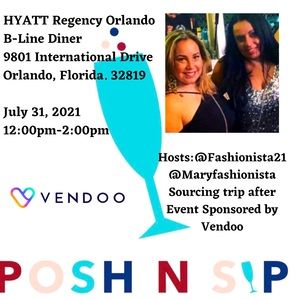 Posh N Sip Florida 7/31 12 pm Hyatt Orlando